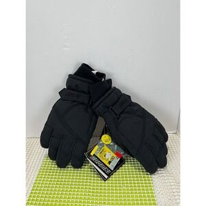 Gordini G0r3-T3x Women M Black Winter Ski Gloves Leather Palm Hydrofil 3G830 NEW